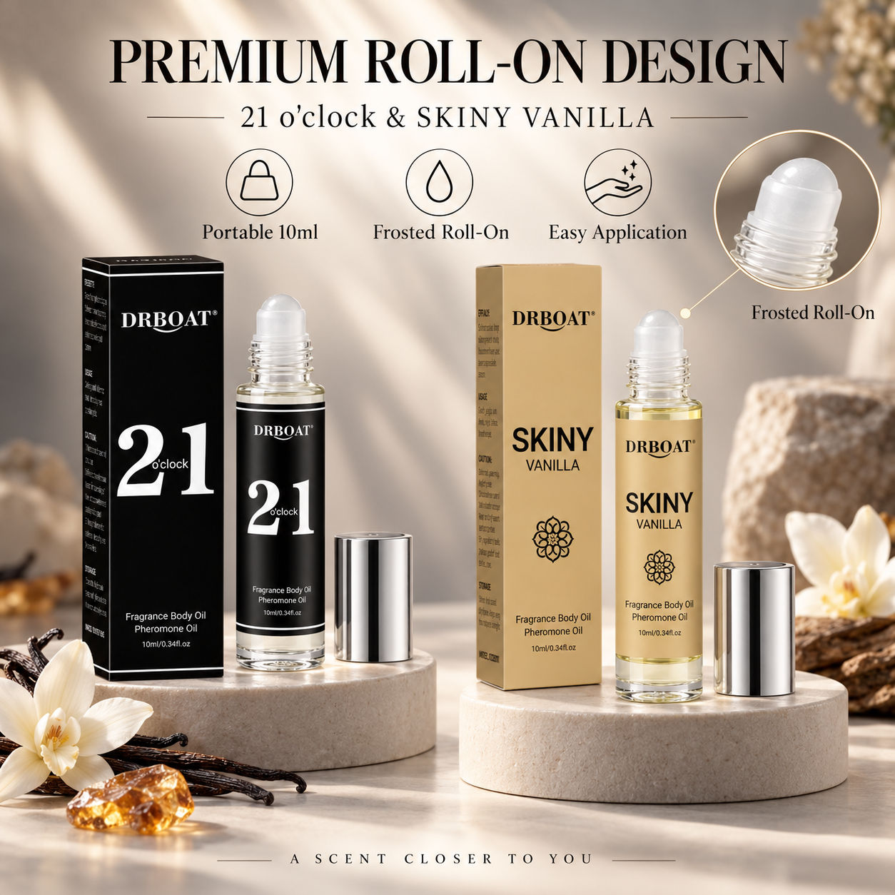 Perfume Alcohol Fragrance - Perfume en formato roll-on para hombre,