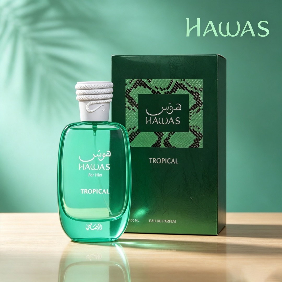 Hawas Tropical de Rasasi, perf - Perfume Alcohol Fragrance reseña y precio