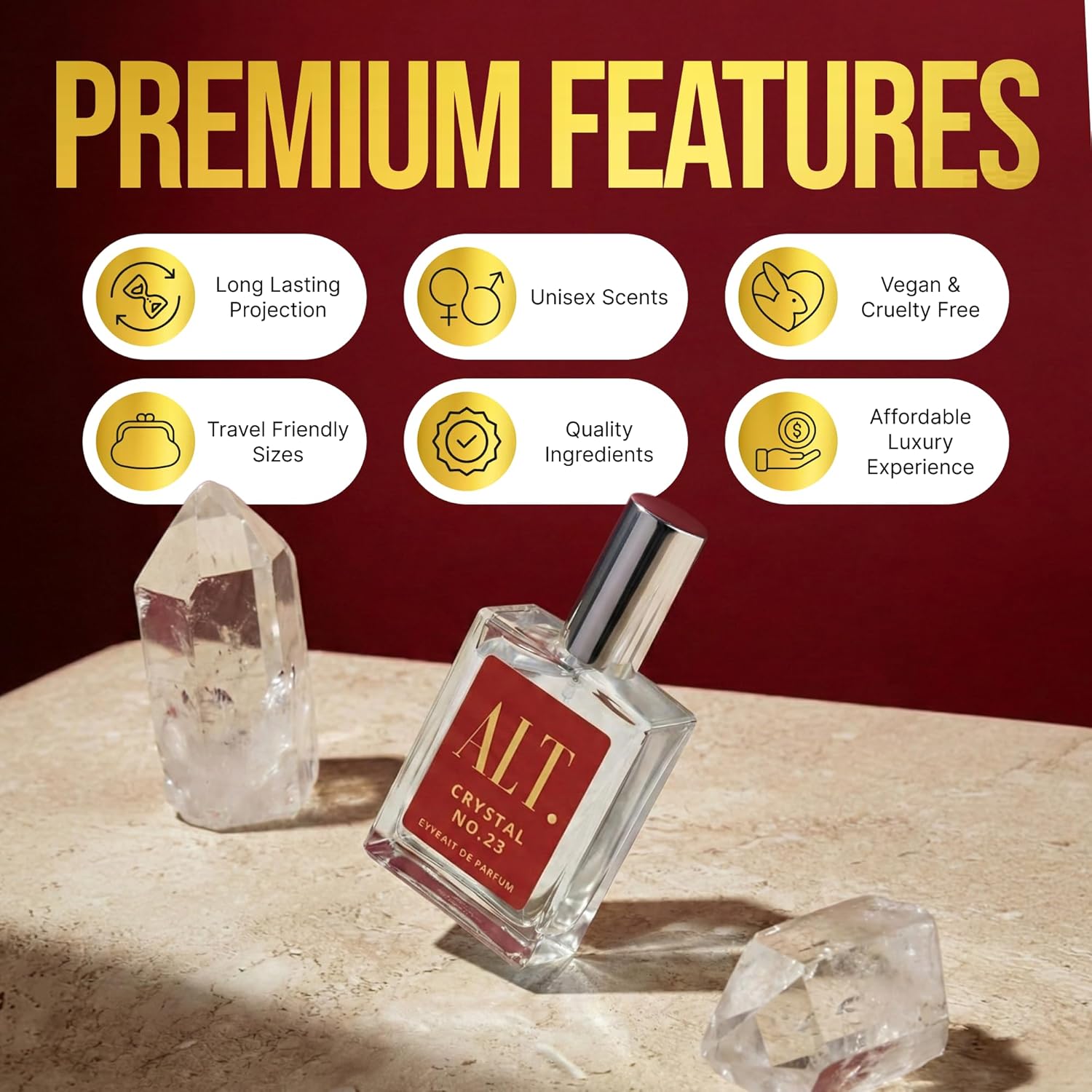 ALT. Fragancias Crystal No. 23 - Perfume Alcohol Fragrance reseña y precio